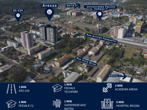 Apartamento na Planta em Novo Hamburgo – 2 dormitórios